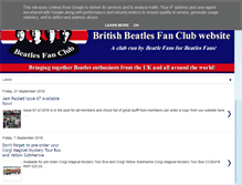 Tablet Screenshot of britishbeatlesfanclub.co.uk